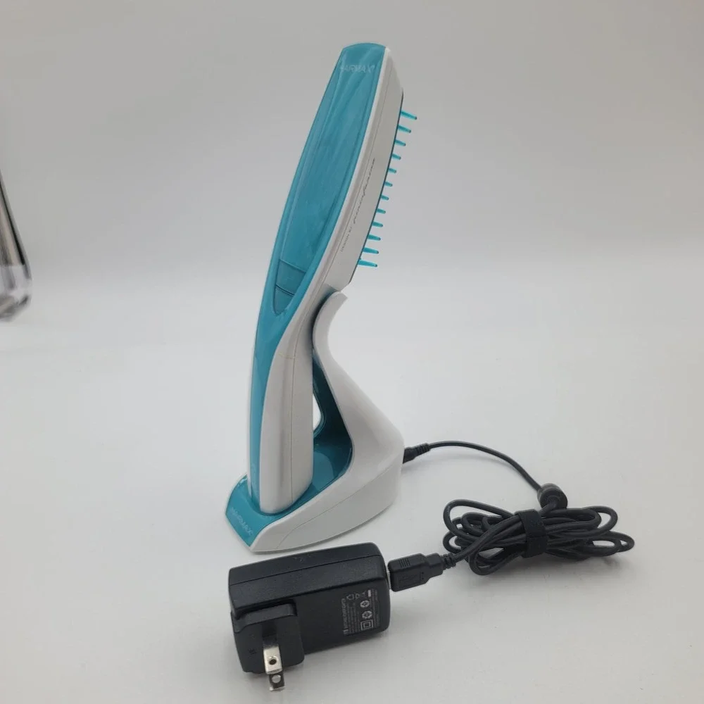 HairMax Ultima 12 LaserComb Hair Growth Device Pininfarina Blue White